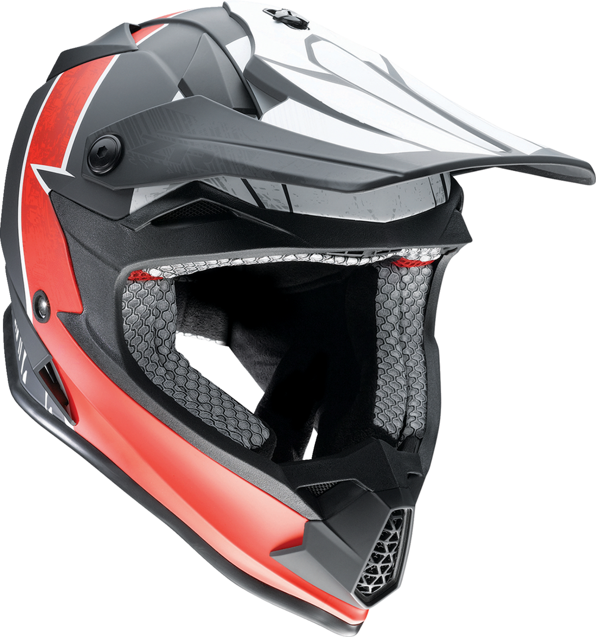 Youth F.I. Helmet - Fractal - MIPS® - Matte Black/Red - Medium