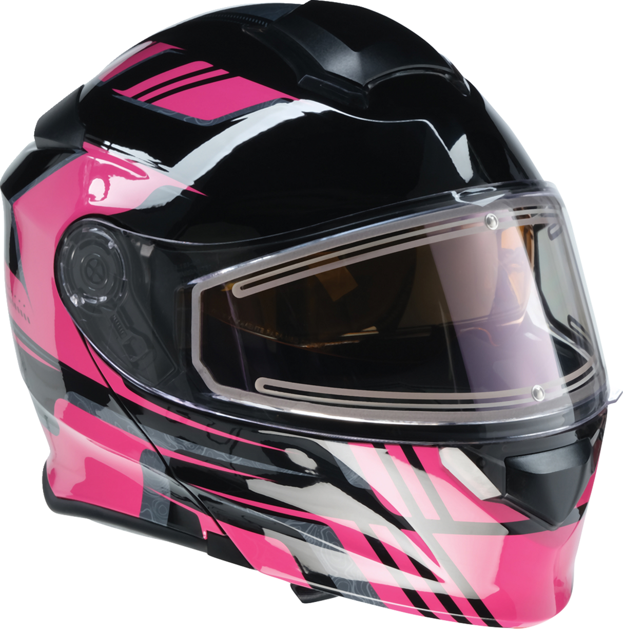 Solaris Snow Helmet - First Tracks - Black/Pink - 2XL