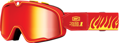 Barstow Goggles - Death Spray - Red Mirror