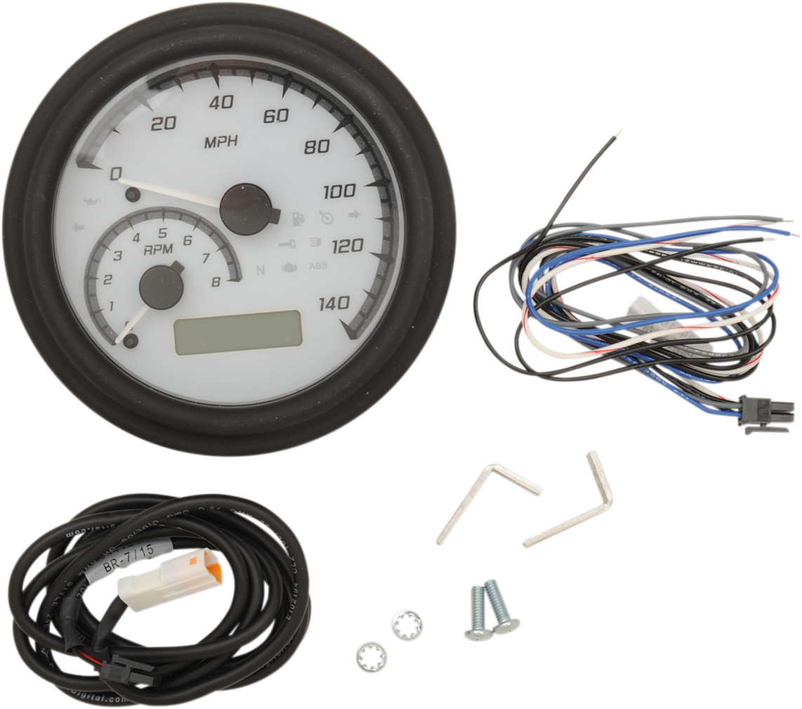 MXV Series Analog Gauge System - White/Gray/Black 2011 - 2021