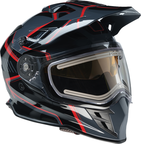 Range Helmet - Rotor - Black/Red - Large