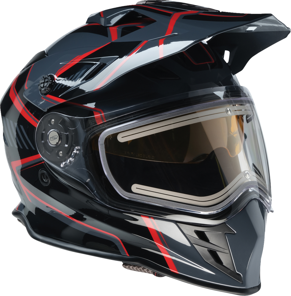 Range Helmet - Rotor - Black/Red - XL