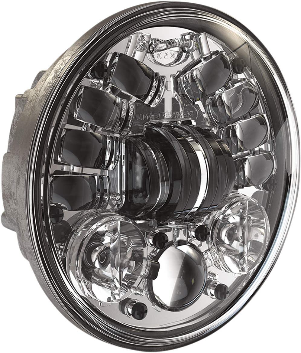 Adaptive 2 LED Headlight - 5-3/4\" - Chrome