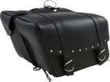 Highwayman Rivet Slant-Style Saddlebags - Large