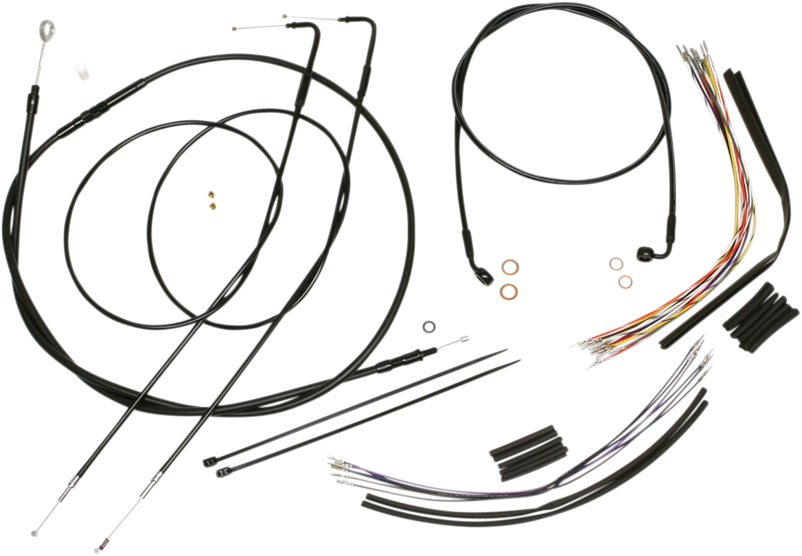 Control Cable Kit - XR - Black 1996 - 2005