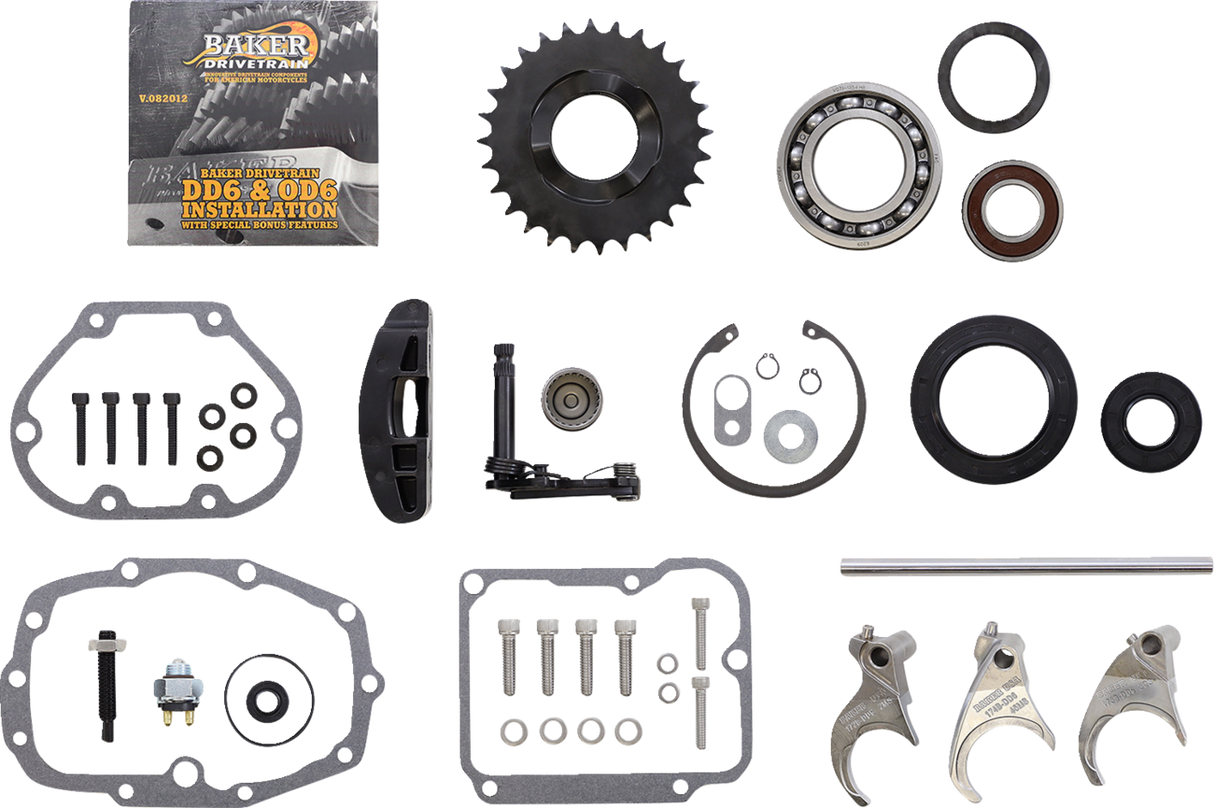 Direct Drive Gear Set - 6-Speed - Polished 2000 - 2006