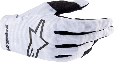 Youth Radar Gloves - Haze Gray/Black - 2XS