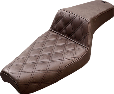 Step-Up Seat - Front Lattice Stitch - Brown - XL 1977 - 2003