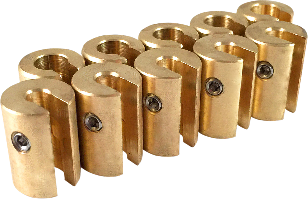 Wheel Weights - Re-Usable - 1 oz - Brass - 10 Pack