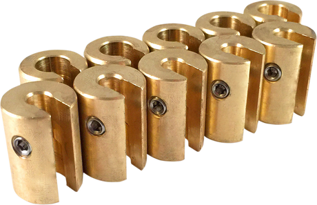 Wheel Weights - Re-Usable - 1 oz - Brass - 10 Pack