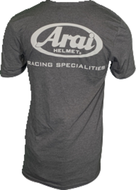 Arai Helmet T-Shirt - Dark Heather Gray - Small