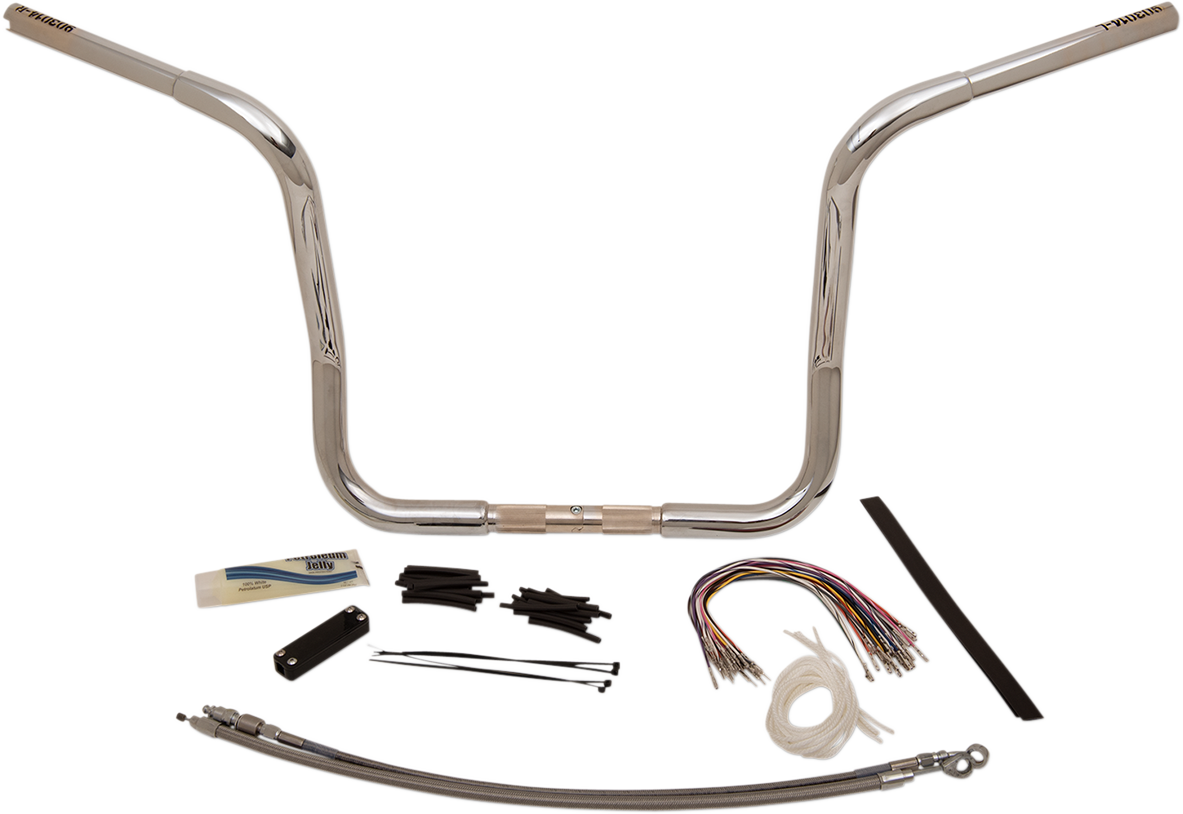 Handlebar Kit - Rounded Top - 14\" - Chrome 2008 - 2013