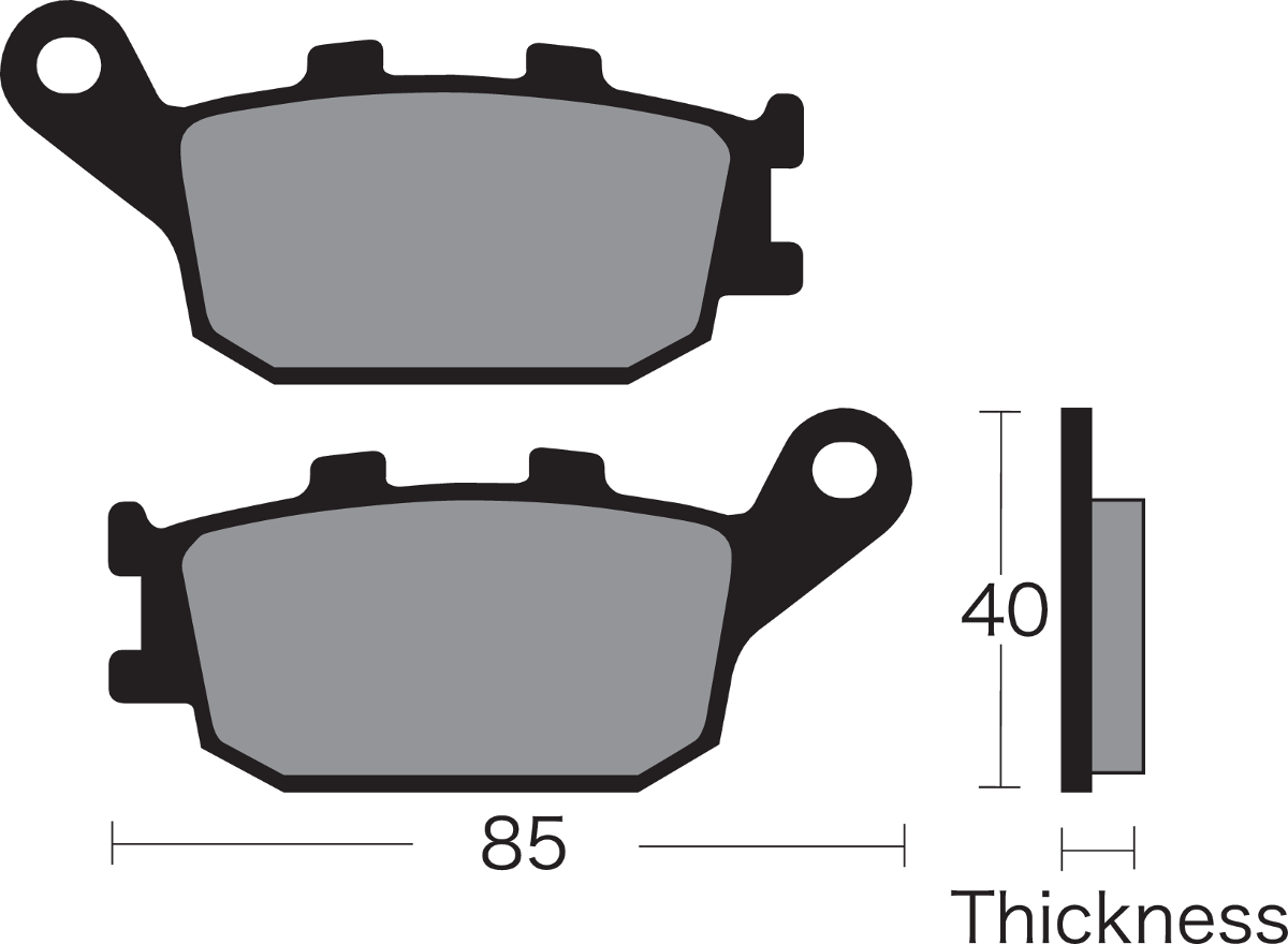 Semi-Metallic Brake Pads 2003 - 2018