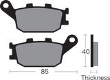 Semi-Metallic Brake Pads 2003 - 2018