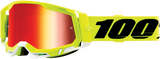 Racecraft 2 Goggles - Fluo Yellow - Red Mirror