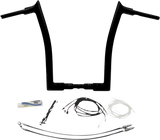 Handlebar Kit - Pointed Top - 16\" - Black 2018 - 2020