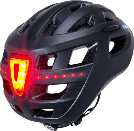 Central Lit Helmet - Matte Black - S/M