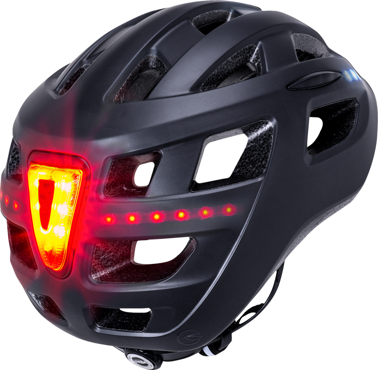 Central Lit Helmet - Matte Black - L/XL