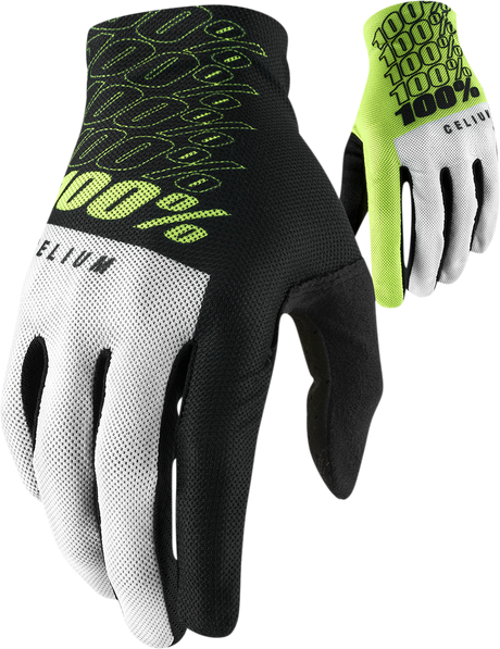 Celium Gloves - Fluorescent Yellow - Small