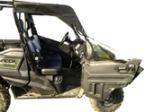 Soft Doors - Middle/Rear Windows - Black - Honda Pioneer 1000 2016 - 2023