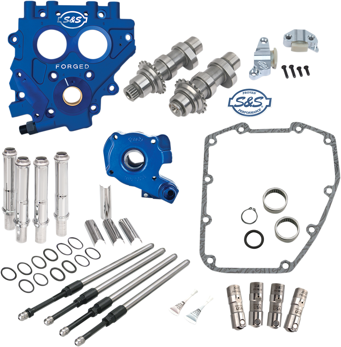 Cam Chest with Plate Kit - 585C - Standard Cams - Twin Cam 2006 - 2017