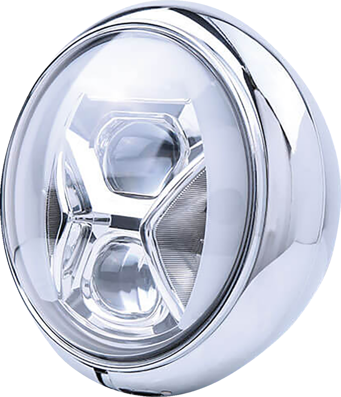 Adaptive Headlight with Housing - 7\" - Chrome