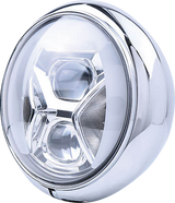 Adaptive Headlight with Housing - 7\" - Chrome