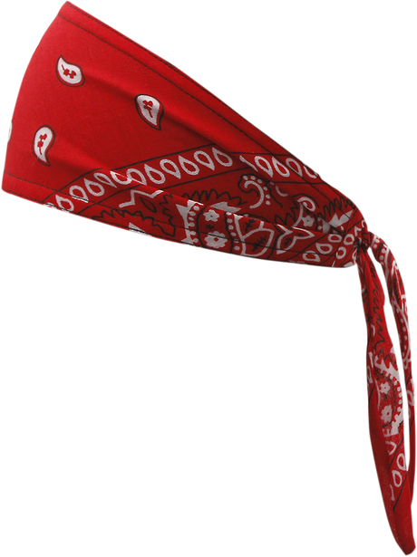 Old School Bandana - Traditional Red Paisley