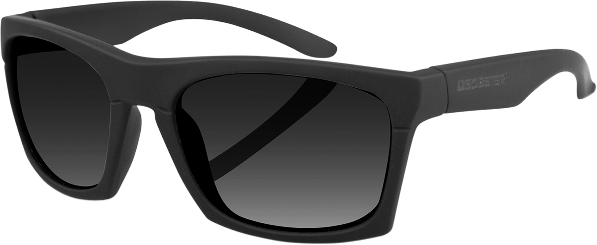 Capone Sunglasses - Matte Black - Smoke