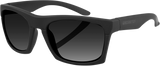 Capone Sunglasses - Matte Black - Smoke