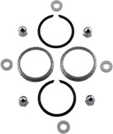 Exhaust Port Chrome Gasket Kit - Big Twin/XL 1982 - 2020