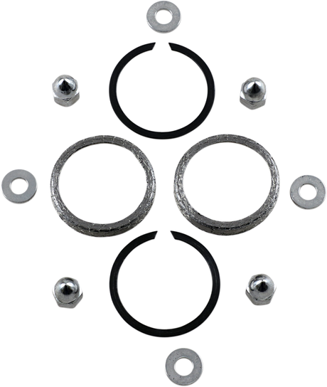 Exhaust Port Chrome Gasket Kit - Big Twin/XL 1982 - 2020