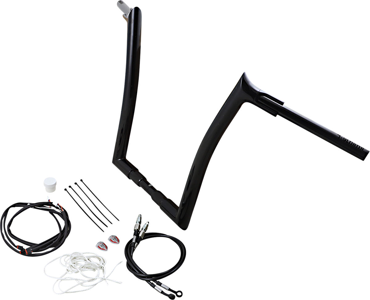 Handlebar Kit - Pointed Top - 16\" - Black 2018 - 2020