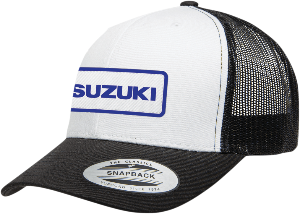 Suzuki Throwback Hat - Black/White