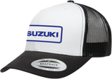 Suzuki Throwback Hat - Black/White