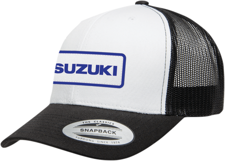 Suzuki Throwback Hat - Black/White