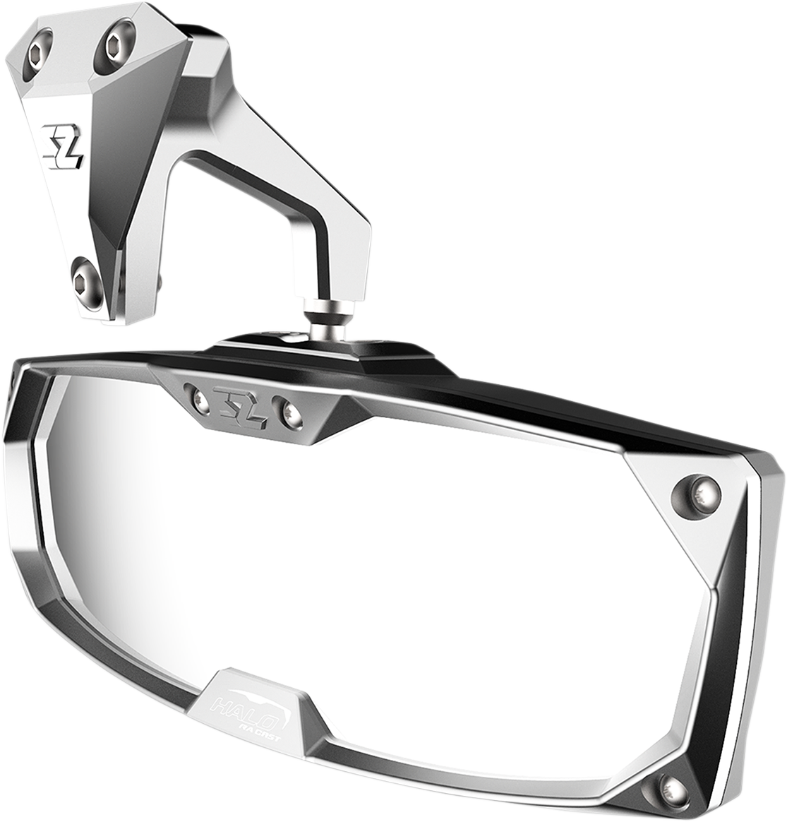 Mirror - Halo R - Rear View - Rectangle - Silver - Maverick X3 2017 - 2022