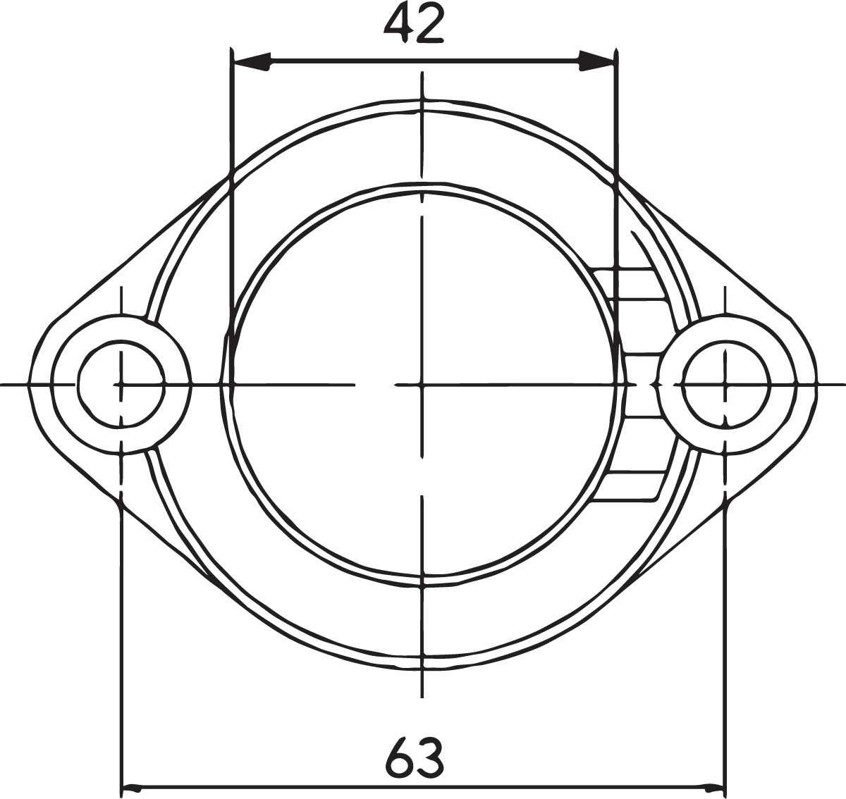 Carburetor Mounting Flange - Polaris 1985 - 2000