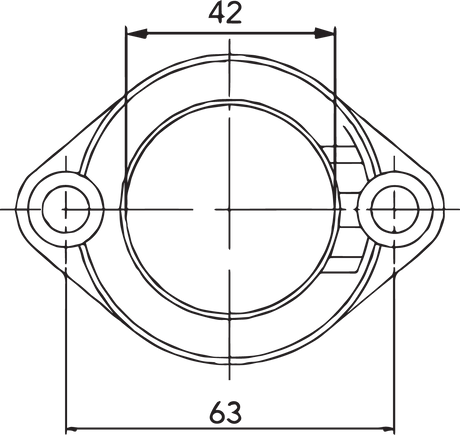 Carburetor Mounting Flange - Polaris 1985 - 2000