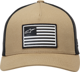 Flag Snapback Hat - Sand/Black - One Size