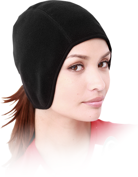 Fleece Ponytail Skullcap