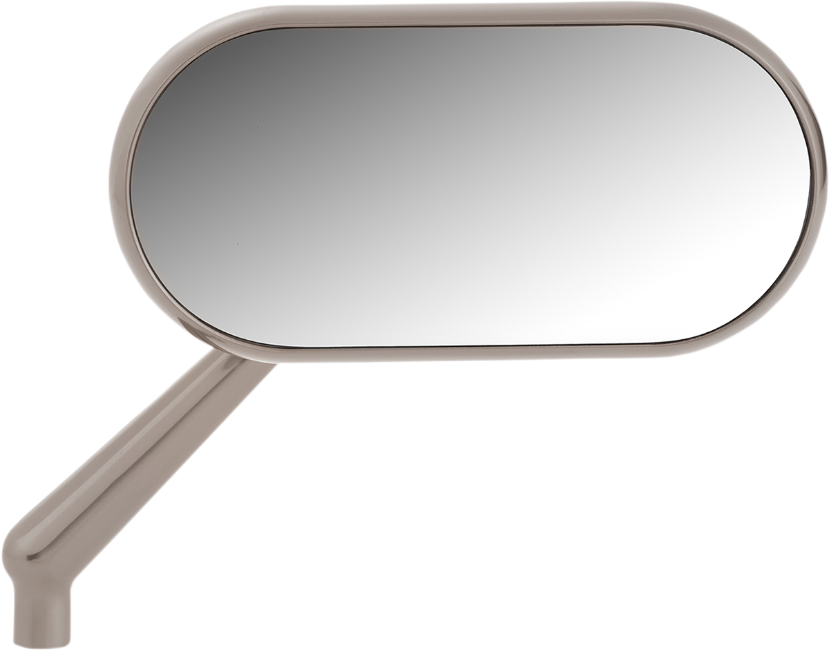 Mirror - Side View - Oval - Titanium - Right