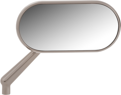 Mirror - Side View - Oval - Titanium - Right