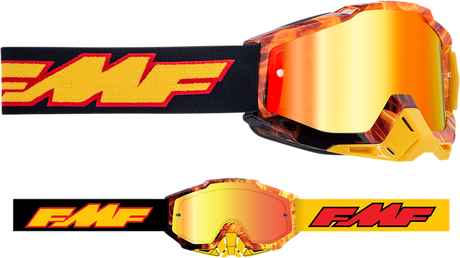 Youth PowerBomb Goggles - Spark - Red Mirror