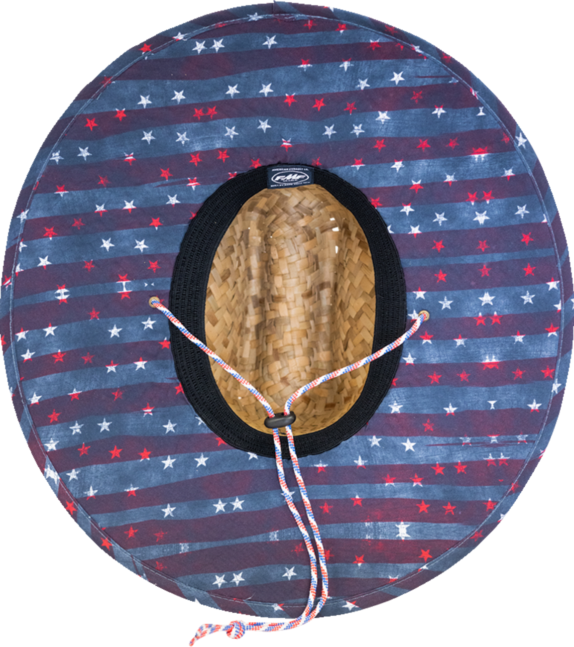 Old Glory Straw Hat - Natural - One Size