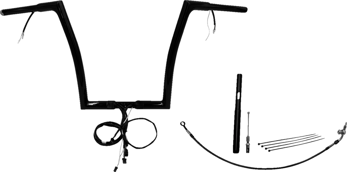 Handlebar Kit - Flat Top - 14\" - Black 2021 - 2022