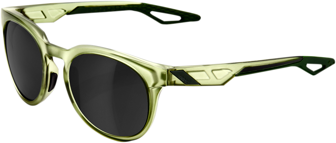 Campo Sunglasses - Olive - Black Mirror