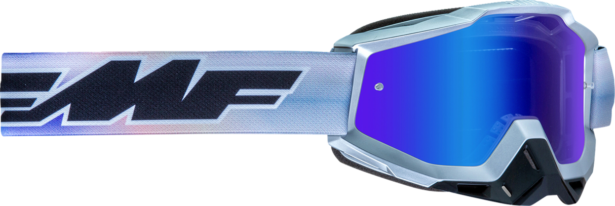 PowerBomb Goggles - Afterburn - Blue/Purple/Gray - Blue Mirror