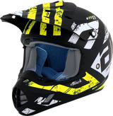 FX-17Y Helmet - Attack - Matte Black/Hi-Vis Yellow - Small