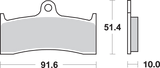 HF Brake Pads - YZF 750 1999 - 2001